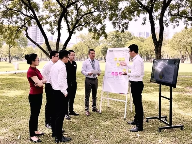 Hoạt động học tập ngoài trời của học viên