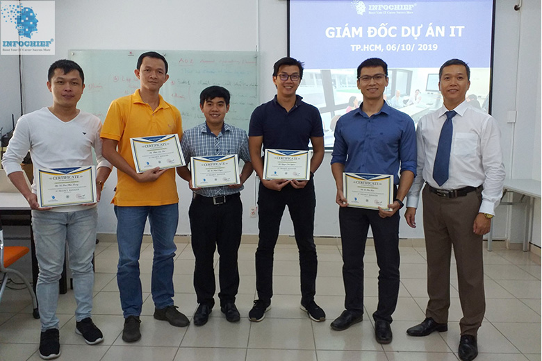 Bế giảng Khóa học Giám Đốc Dự Án IT cho các Nhà quản lý bộ phận IT, tổ chức Public tại TP. Hồ Chí Minh từ ngày.