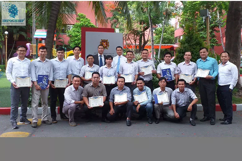 Bế giảng Khóa học Kỹ Năng Quản Lý IT Chuyên Nghiệp tại Bộ phận CNTT Hệ Thống Trường QT Việt Úc TP. Hồ Chí Minh.